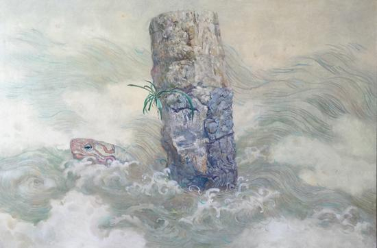 巩固 《沉默之像》 布面油画 60x90cm 2015年