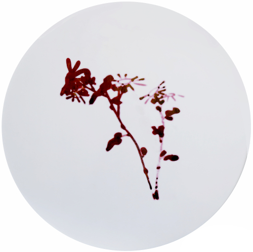 吴小琛《寻愁觅恨之呻吟语》直径110cm 2016年