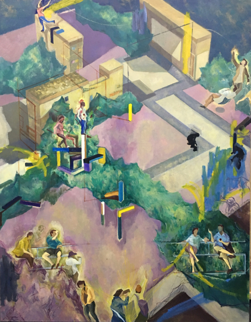 钟永诗《一》布面油画 140×180cm 2017年