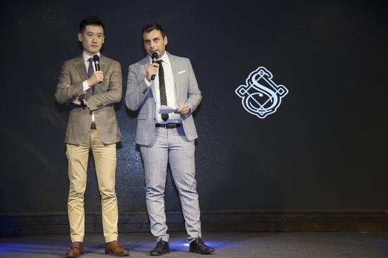 SARMENT中国大陆地区葡萄酒总监李泽先生、SARMENT中国大陆北方区负责人Matteo先生致辞