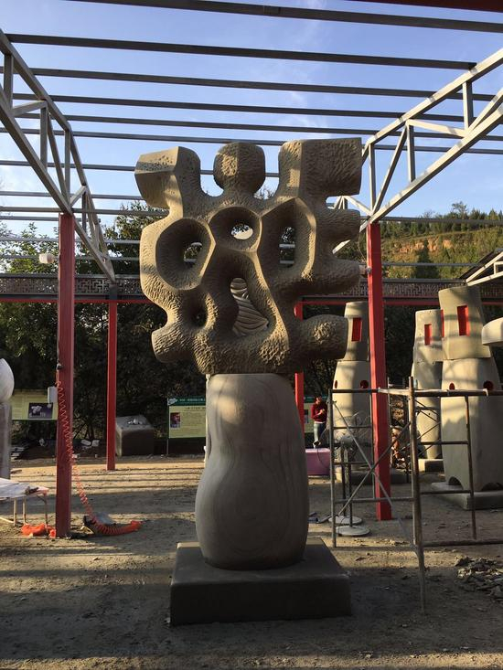 胡栋民(中国台湾)作品 （摄影：梁好）