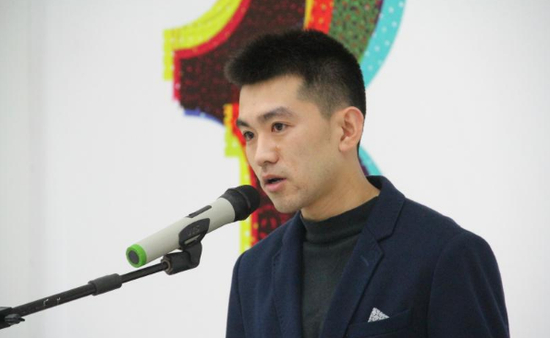 参展学生代表、中国美术学院研究生安之堃发言
