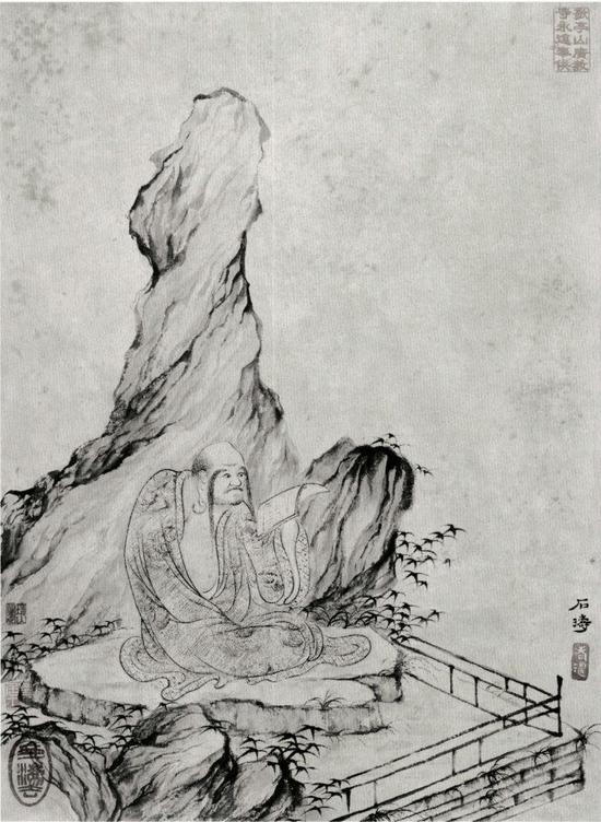 罗汉图 1667年 40X32cm私人收藏