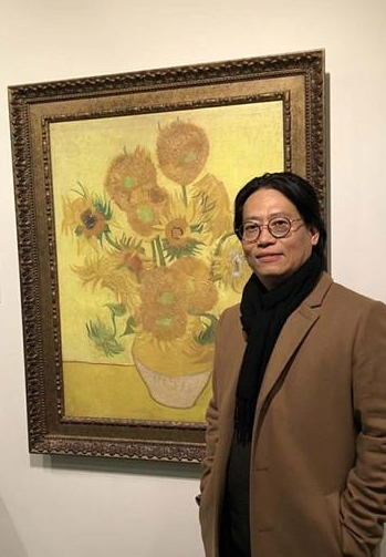 来到荷兰阿姆斯特丹凡高博物馆，看了梵高的杰作