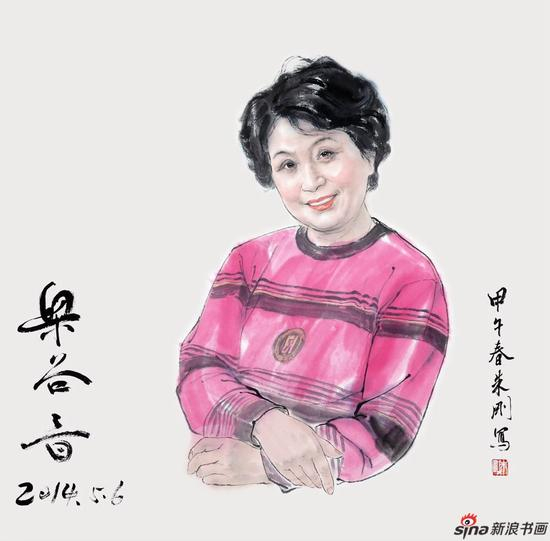 昆剧名家梁谷音像