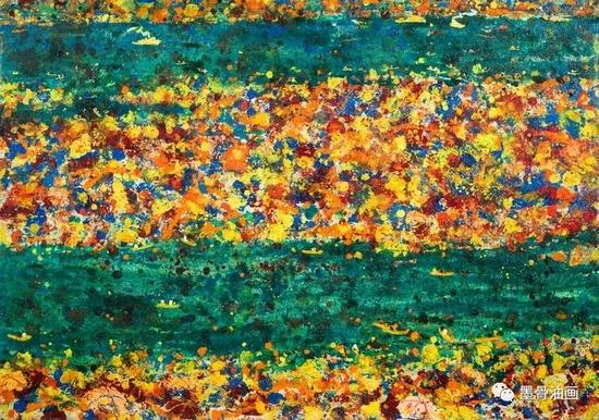 太阳岛上 72cm×102cm 油彩·麻布 1980年