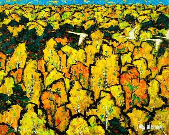 秋艳 73cm×91cm 油彩·麻布 1983年