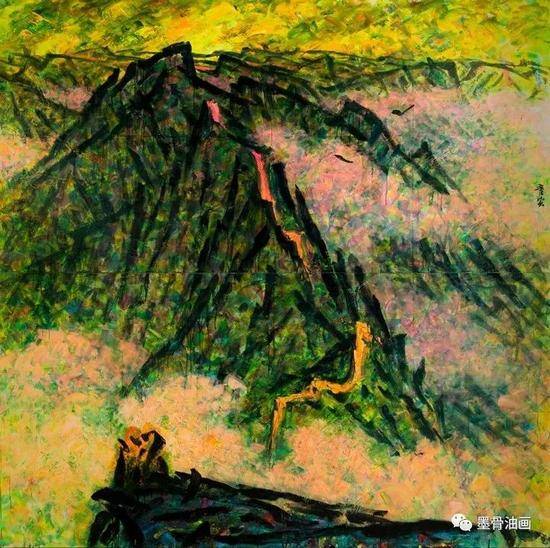 风景--二十世纪 275cm×274cm 油彩·麻布 2016年