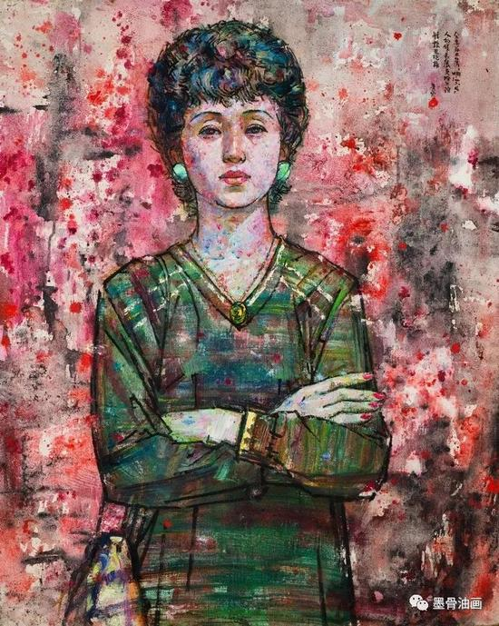 哈尔滨姑娘 73cm×91cm 油彩·麻布 1985年