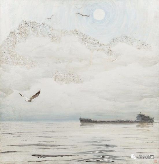 霜降 100cm×94cm 油彩·麻布 1981年 四人作品联展 （1981） 法国春季沙龙大展（1982）