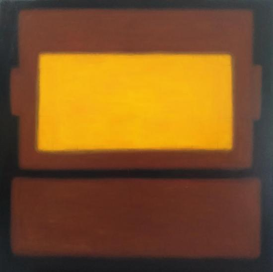 36-《致罗斯科一一空》油画，布面200X200cm 2017年