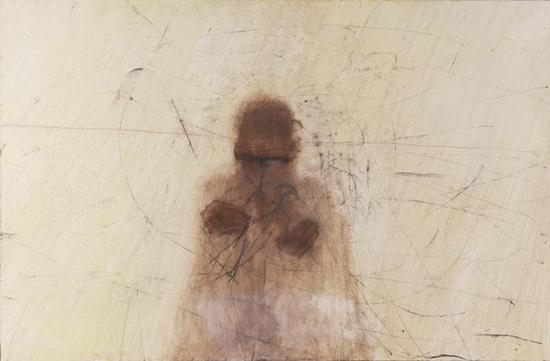 吕岩《编制的人》120×200cm 布面综合材料 2011