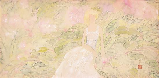 古典的生活（之二） 杨缨 绢本设色 50X100cm 2007