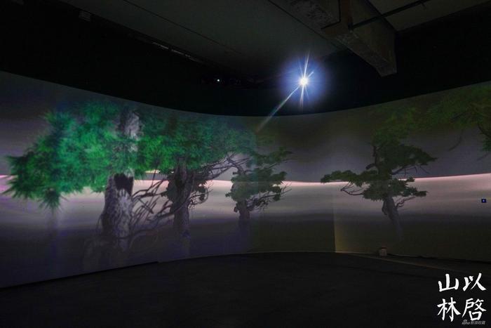 “文明的传承:以启山林--百年巨匠艺术大展”现场