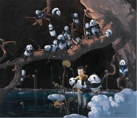 《谁能拯救他们3》 90cm120cm 丙烯 2010