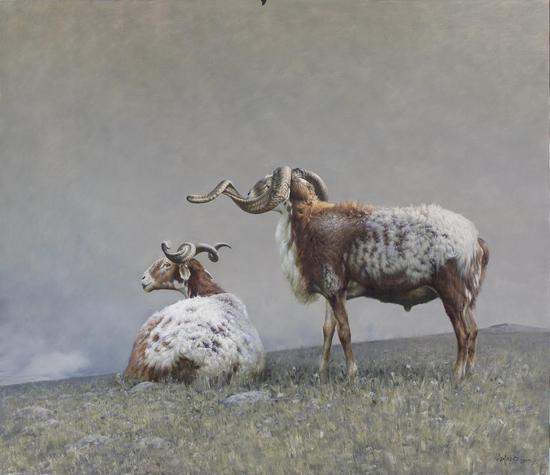 静观流云130x140cm