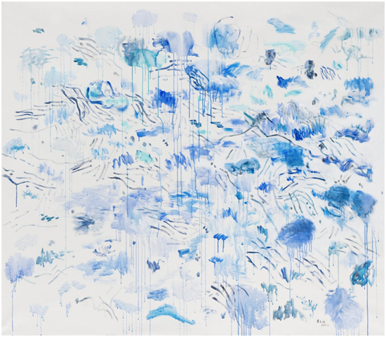 余友涵，2014.2.23-3.7 ，布上丙烯， 188x229cm，2014