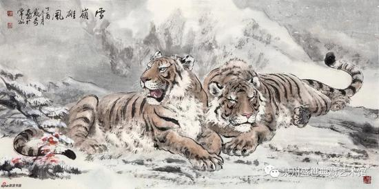 雪岭雄风 69cmx138cm
