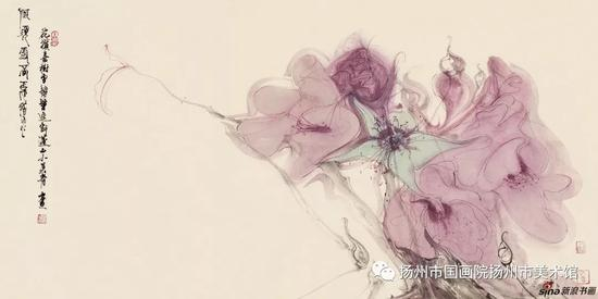 一川嫣草 35X69cm