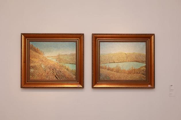 绽放—谭尚勤油画艺术个展,今日美术馆展览现场