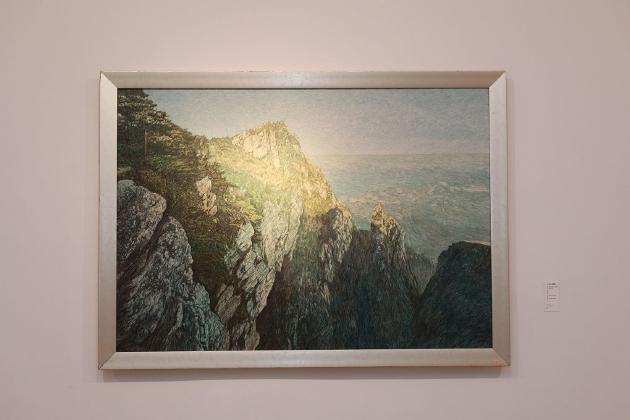绽放—谭尚勤油画艺术个展,今日美术馆展览现场