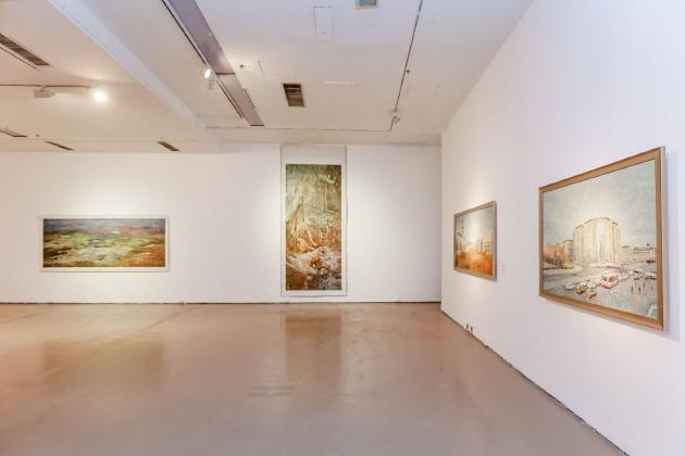 绽放—谭尚勤油画艺术个展,今日美术馆展览现场