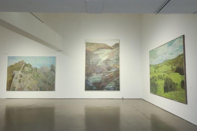 绽放—谭尚勤油画艺术个展,今日美术馆展览现场