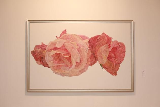 绽放—谭尚勤油画艺术个展,今日美术馆展览现场