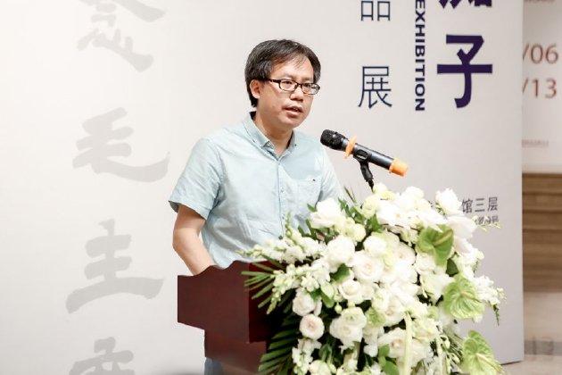 炎黄痴子——黄胄作品展开幕式现场 北京画院研究员、河北美院特聘教授马明宸致辞