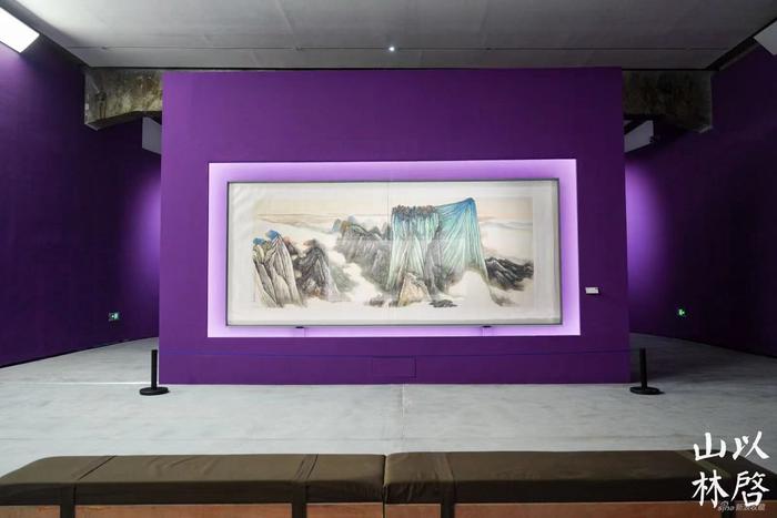 “文明的传承:以启山林--百年巨匠艺术大展”现场