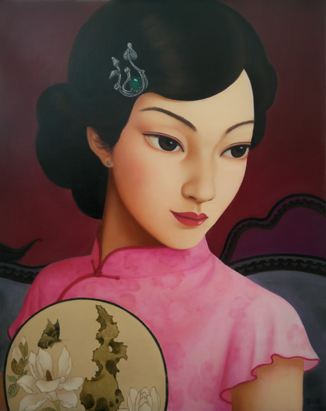 中国媚娘100x80cm2016