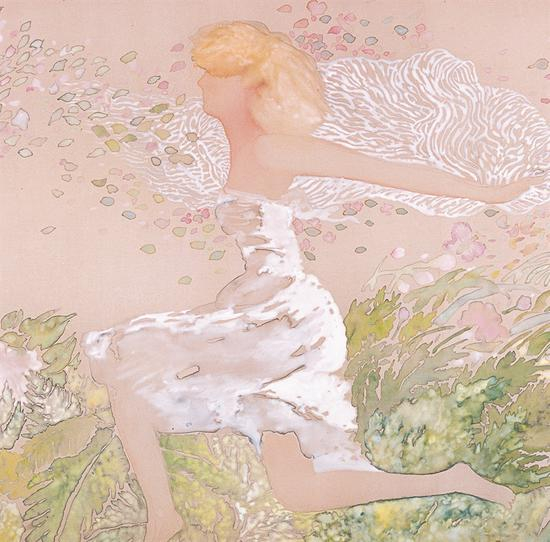 透明的风（局部） 杨缨 绢本设色 75X185cm 2007