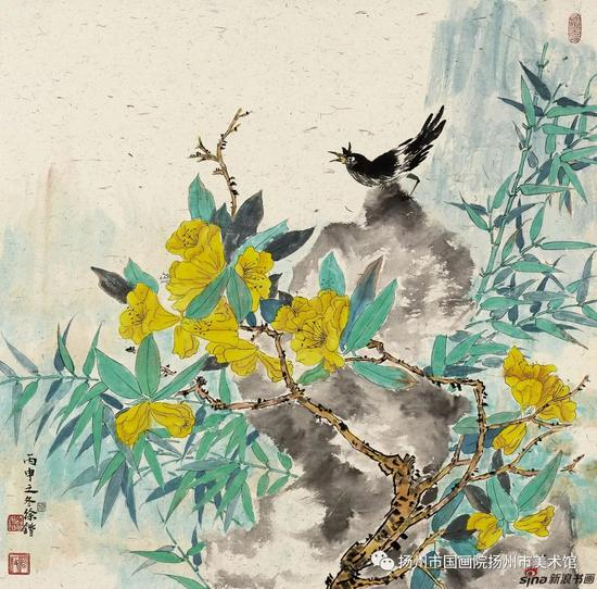 山园春色 69X69cm