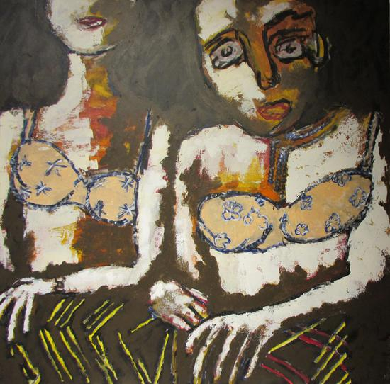  [法]吉·达勒维的作品 100cm x 100cm