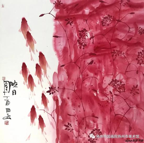 映日图 68X68cm