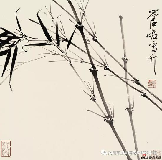 竹 46X46.5cm