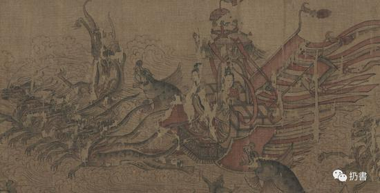 东晋 顾恺之《洛神赋图》卷（细节）