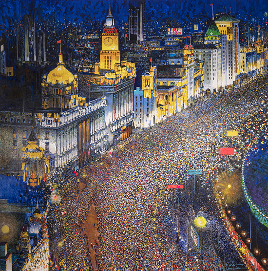 夜上海300x300cm