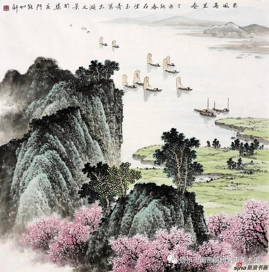 东风万里春 69X69cm