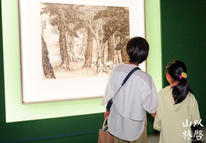 “文明的传承:以启山林--百年巨匠艺术大展”现场