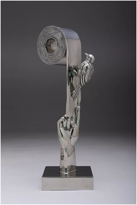《栖息》不锈钢铸造 23-20-64cm