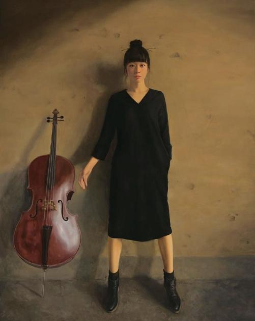 李晓宇 《弦音》 200x160cm 布面油画 2017年