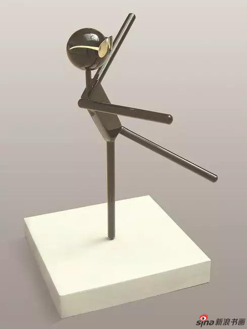 《自得其乐》110×90×90cm 不锈钢烤漆