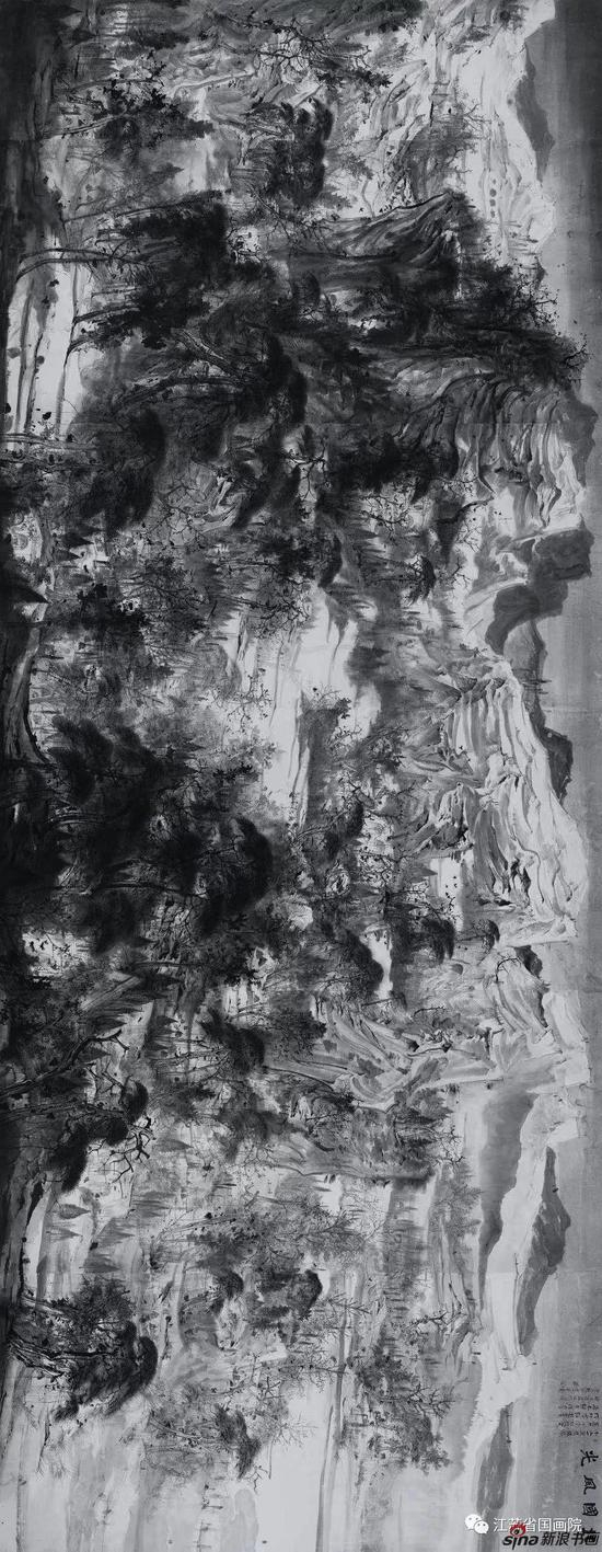 方向军 《北国风光》 220cm×560cm