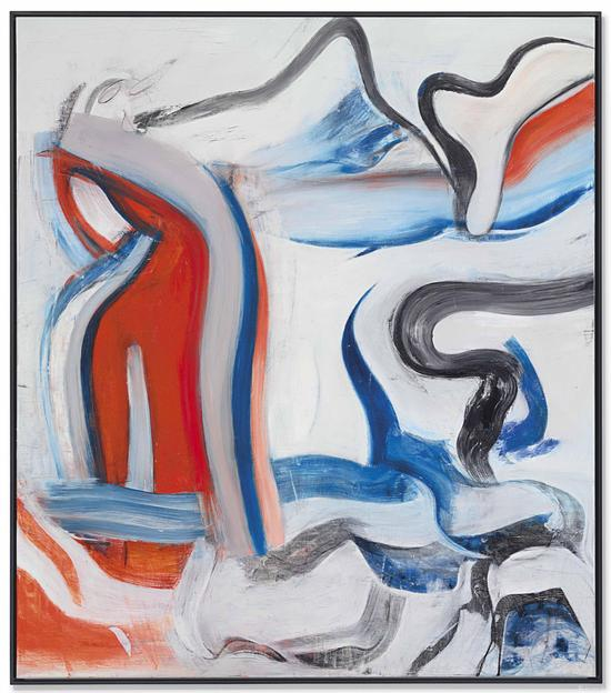 　威廉-德-库宁《无题之十九》布面油画 203.2 x 177.8 cm 1982年