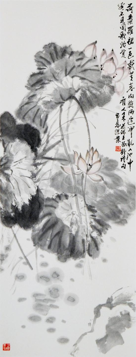 高进义《花卉四条屏》2018年 （3）