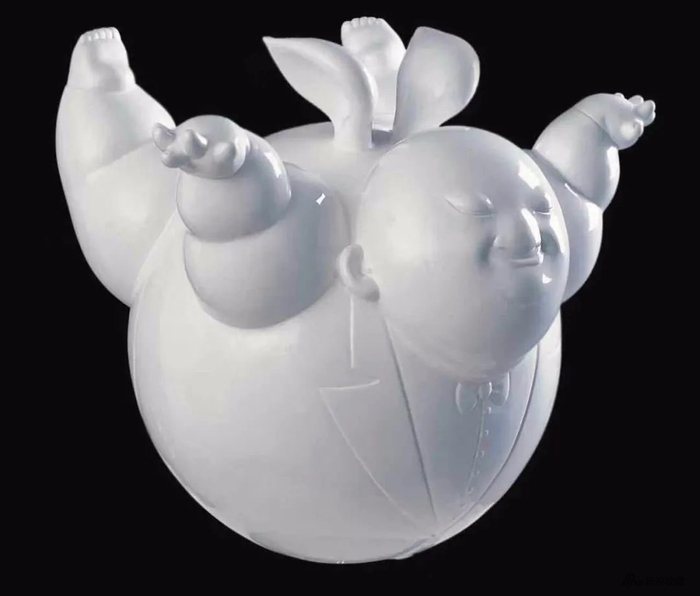 《城市梦想 6号》City Dreams No.6&nbsp; 玻璃钢Fiberglass 42x51x46cm 2006
