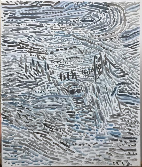 余友涵 60×50cm 布面丙烯