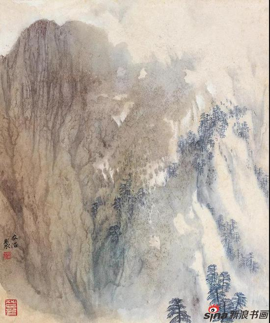《晴雪》 45cm×37.5cm 1980年