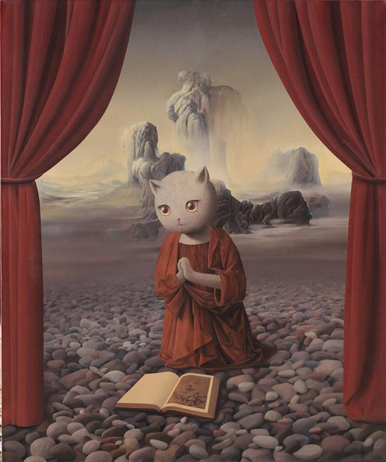 张凯 那心中的美丽 120×100 布面油画 2011